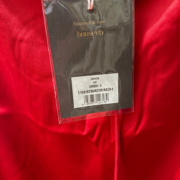 House of CB Red Lace Mini Dress - Picture 6 of 6